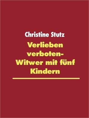 cover image of Verlieben verboten- Witwer mit fünf Kindern